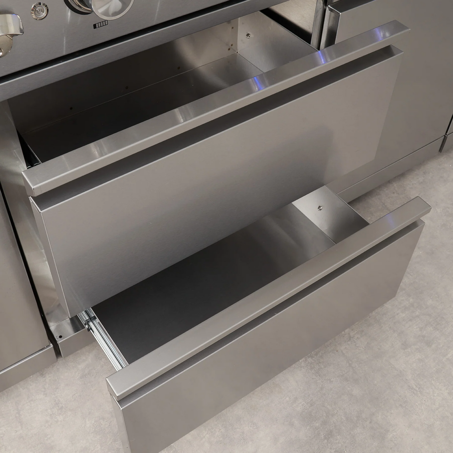 Pinnacle 805 Stainless Steel BBQ Grill Island with Fridge Cabinet