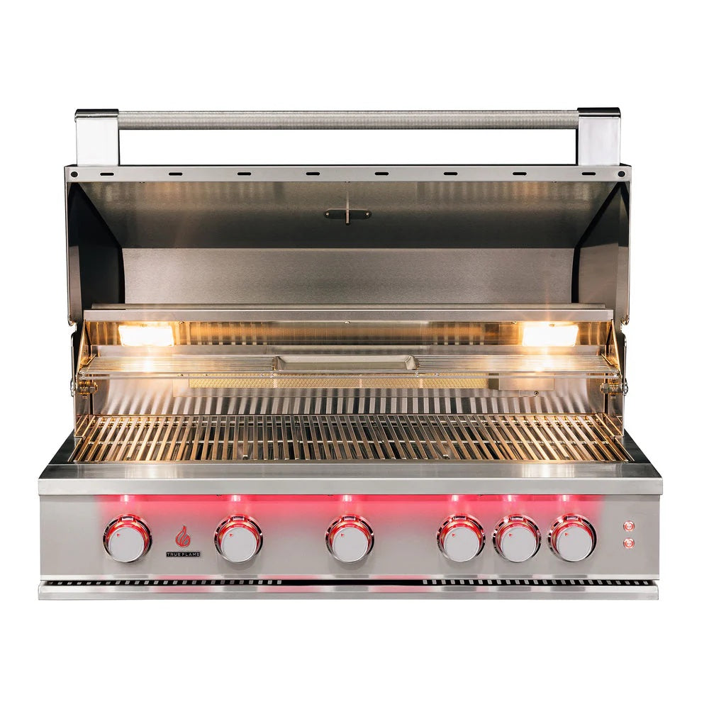 TrueFlame 40-Inch 5 Burner Built-In Gas Grill