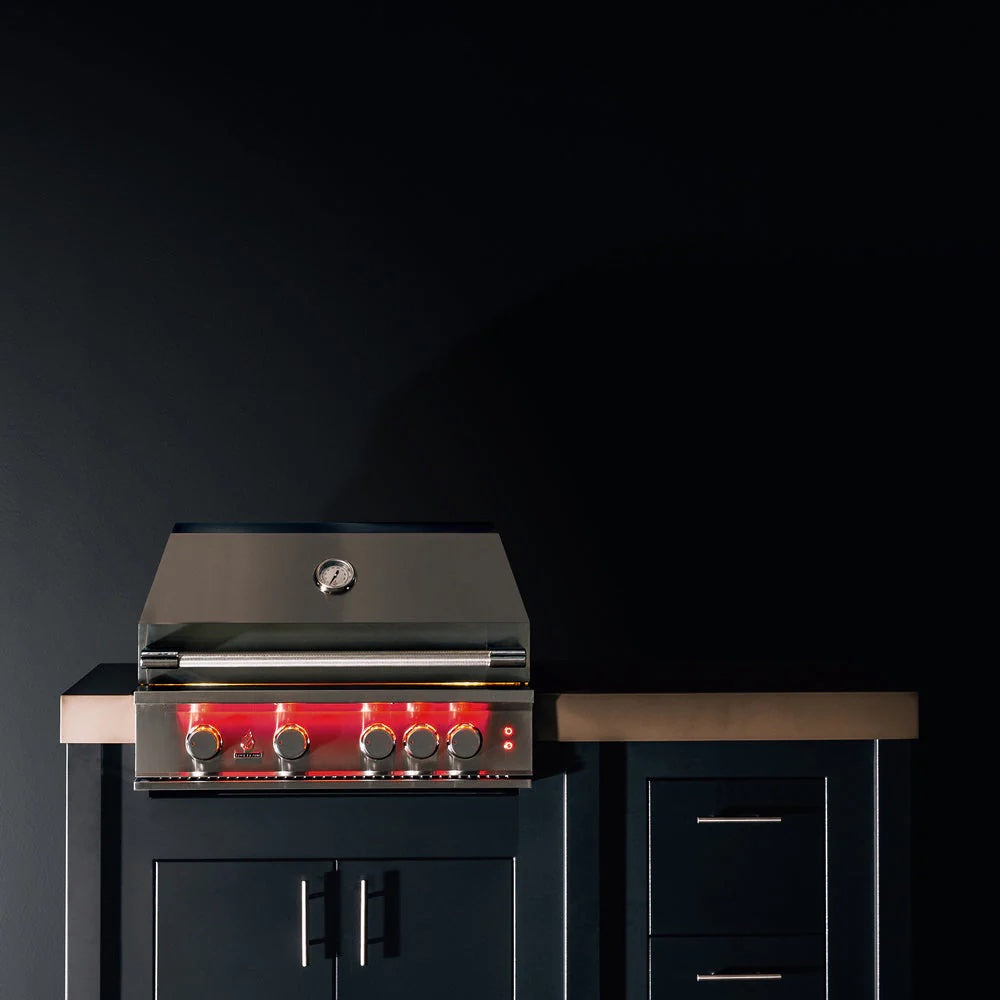 TrueFlame 40-Inch 5 Burner Built-In Gas Grill