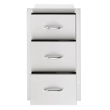 TrueFlame 17-Inch Triple Drawer