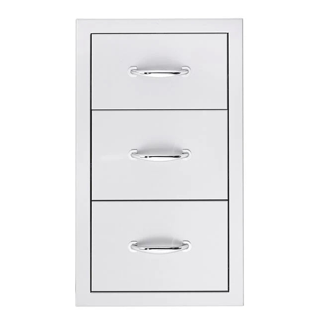 TrueFlame 17-Inch Triple Drawer