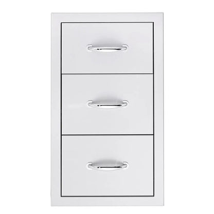 TrueFlame 17-Inch Triple Drawer