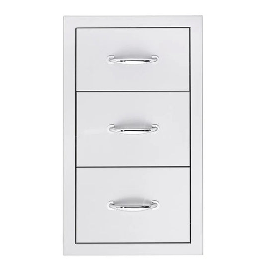 TrueFlame 17-Inch Triple Drawer