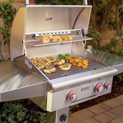 American Outdoor Grill (AOG) T-Series 24-Inch Gas Grill On Pedestal with Rotisserie