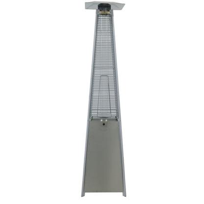 Pinnacle Tower Flame Patio Heater - Stainless Steel