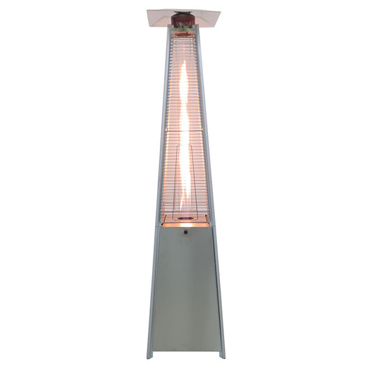 Pinnacle Tower Flame Patio Heater - Stainless Steel