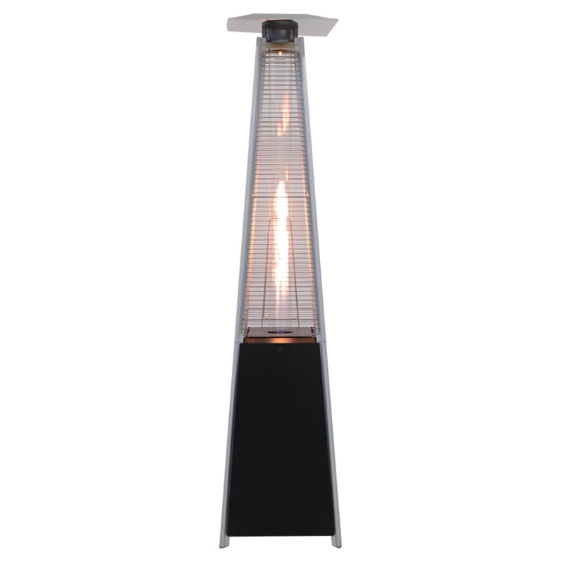 Pinnacle Tower Flame Patio Heater - Black