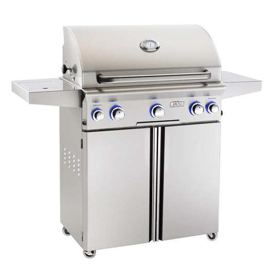 American Outdoor Grill (AOG) L-Series 30-Inch Freestanding Gas Grill w/Single Side Burner & Rotisserie