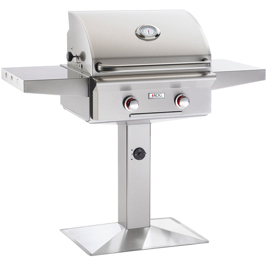 American Outdoor Grill (AOG) T-Series 24-Inch Gas Grill On Pedestal