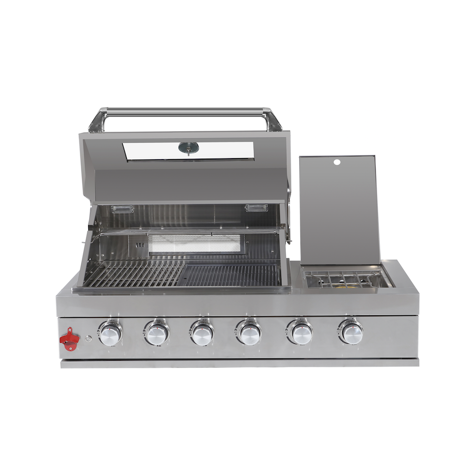 Pinnacle 400 Stainless Steel Built-In Grill with Side Burner