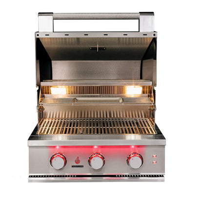 TrueFlame 25-Inch 3 Burner Built-In Gas Grill