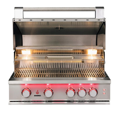 TrueFlame 32-Inch 4 Burner Built-In Gas Grill